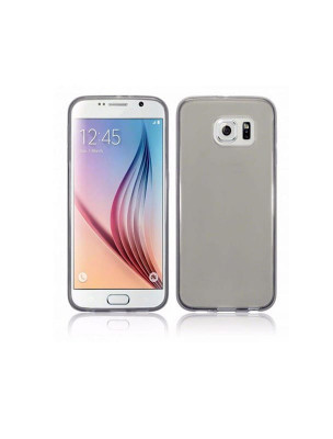 Husa Silicon Samsung Galaxy S6 g920 Clear Grey Ultra Thin&amp;nbsp; foto