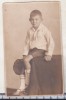 Bnk foto Portret de copil - interbelica, Romania 1900 - 1950, Sepia, Portrete