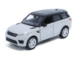 Macheta auto Land Rover Range Rover Sport argintiu, pull back, 1:36 Tayumo