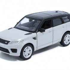 Macheta auto Land Rover Range Rover Sport argintiu, pull back, 1:36 Tayumo