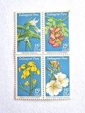 Cumpara ieftin SUA Statele Unite ale Americii bloc de 4 val. MNH 1979 timbru Endangered Flora, Nestampilat