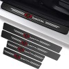 Set protectii prag autocolante Carbon - Ssangyong