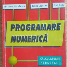 Programare numerica. Calculatoare personale- V.Iorga, B.Jora, C.Nicolescu