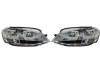 Set faruri tuning VW GOLF VII (5K), 10.2012-2017, cu LED daytime running light; H1+H7; electrical; crom, transparent; TUNING; halogen,