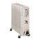 Radiator electric Albatros, 3000 W, 13 elementi, 3 trepte putere, termostat reglabil, Alb