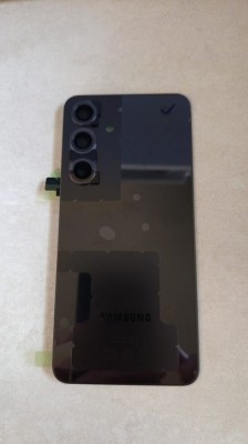 Capac Original Samsung Galaxy S25 cu Geam Camera (NOU) NEGRU foto