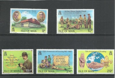 TSV* - SERIE ISLE OF MAN - ANGLIA MICHEL 203-207 MNH/** LUX foto