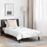 VidaXL Pilotă cu pernă 2 pcs Alb 140 x 200 cm Microfibră