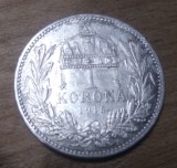 AUT AustroUngaria argint Ungaria 1 korona 1915, Europa