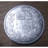 AUT AustroUngaria argint Ungaria 1 korona 1915
