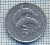 AX 195 MONEDA - ISLANDA - 5 KRONUR -ANUL 1981 -STAREA CARE SE VEDE