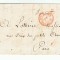 France 1840 Cover + Content DISTRIBUTION PP red + PP red PARIS D.823