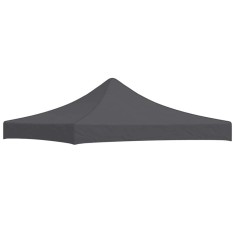 vidaXL Acoperiș cort de petrecere, antracit, 3 x 3 m
