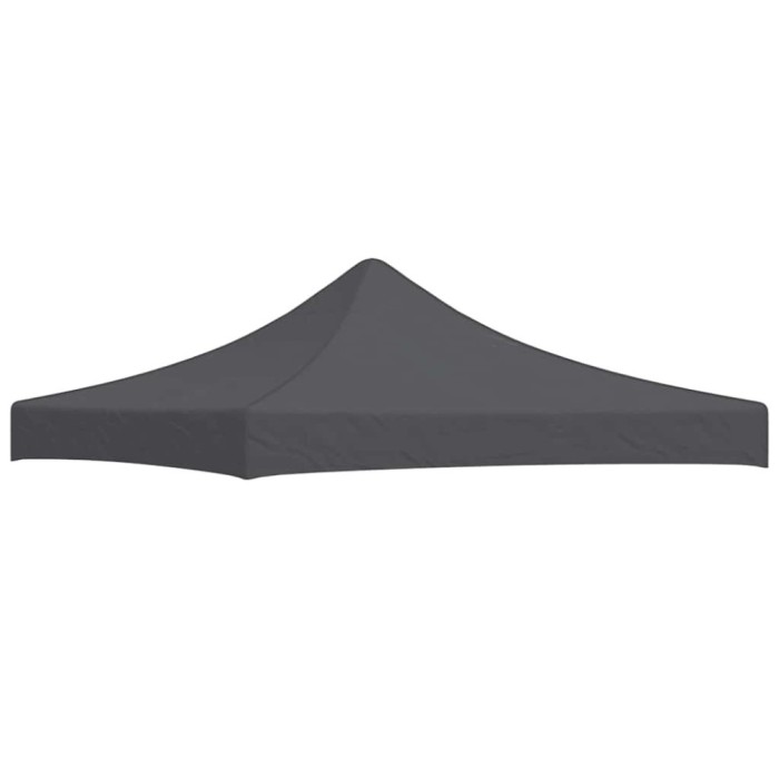 vidaXL Acoperiș cort de petrecere, antracit, 3 x 3 m