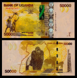 UGANDA █ bancnota █ 50000 Shillings █ 2021 █ P-54 █ UNC █ necirculata