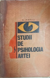 STUDII DE PSIHOLOGIA ARTEI-N. PARVU