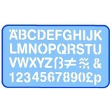 Helix 20mm 2cm Letter Stencil