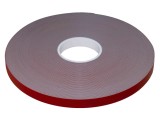 Bandă de fixare gri, 12 mm x 33 m, 1,6 mm
