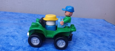 Lego Duplo | mini masinuta + personaje | 12*7*10 cm foto