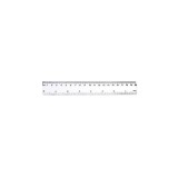 Rigla din plastic transparenta,20 cm