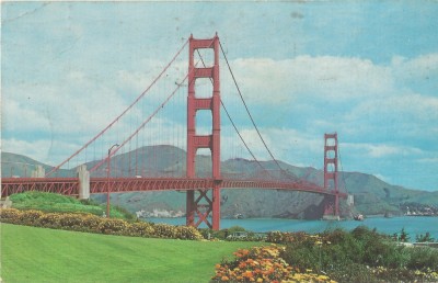 *Statele Unite, poduri (4), San Francisco, c.p.i., circulata, 1967 foto