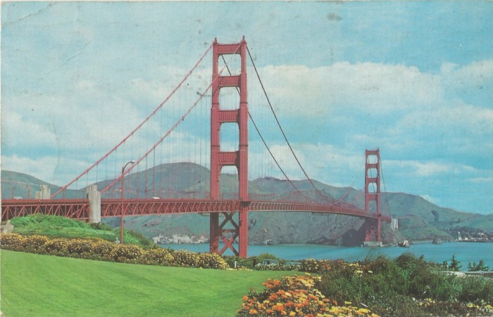 *Statele Unite, poduri (4), San Francisco, c.p.i., circulata, 1967