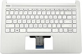 Carcasa superioara cu tastatura palmrest Laptop, HP, 14-DQ, 14S-DQ, 14S-FQ, L88206-001, 14-DQ, TPN-Q211, cu iluminare, argintie, layout US