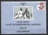 Mozambic 1980 - Independenta,bloc neuzat,perfecta stare(z)