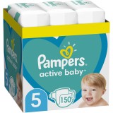 Scutece Pampers Active Baby XXL BOX, Marimea 5,11 -16 kg , 150 buc