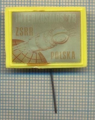 Y 665 INSIGNA- INTERKOSMOS 78 -PROGRAM SPATIAL SOVIETIC-URSS-PENTRU COLECTIONARI foto