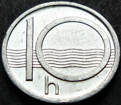 Moneda 10 HALERU - CEHIA, anul 1993 *cod 1031 foto