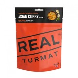REAL Turmat Asian Curry Vegan, Mancare Deshidratata Expediții, Ușor, 132g (500g preparat), Fara Gluten, Lactoza, Soia, Rezistenta 5 Ani