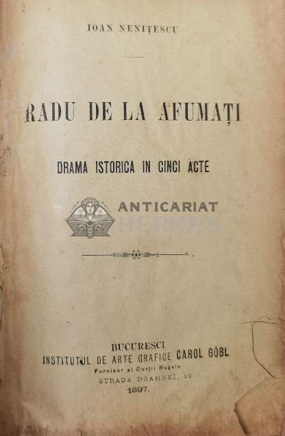 Radu de la Afumați, Fundarea Romei, &Icirc;nt&acirc;mplarea (legate &icirc;mpreună) - 1897 - Ioan Nenitescu (AA157)