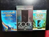 Primele 3 vol. din Space Odyssey de Arthur C. Clarke (2001: Odiseea spatiala - Armada Nemira, 2010+2061: a doua + a treia odisee spatiala - Olimp)