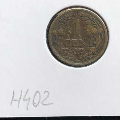 h402 Olanda 1 cent 1915 foto