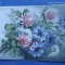 CARTE POSTALA gen felicitare , buchet de flori interesanta , necirculata