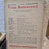 Revista Viata Romaneasca Anul XXXI 1939 Nr. 9-10 - Septembrie-Octombrie