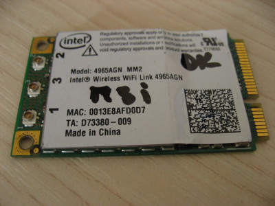 Placa wireless laptop MSI, Intel 4965AGN MM2, 76+070018+00 foto