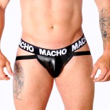 MACHO - MX25NC JOIC NEGRU DIN PIELE, MACHO UNDERWEAR