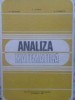 Analiza Matematica Halanay Olaru Turbatu 1982 Didactica Pedagogica Romana Hardcover Matematica