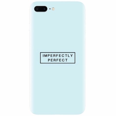 Husa silicon pentru Apple Iphone 8 Plus, Imperfectly Perfect foto