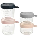 Set Beaba 4 recipiente sticla 150 250 Pink