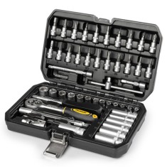 Set biti cu cheie clichet Fieldmann, 53 piese