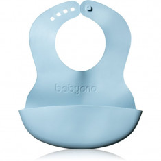 BabyOno Be Active Soft Bib with Adjustable Lock bavețică Blue 6 m+ 1 buc