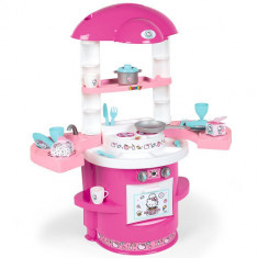 Bucatarie Smoby Hello Kitty Cooky Kitchen cu 17 Accesorii foto