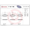 Placute frana Mercedes Gle (V167) 10.18-, Gle Coupe (C167) 11.19-, Gls (X167) 04.19-, Spate, BREMBO