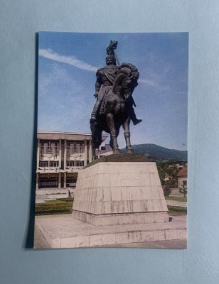 Calendar 1980 statuia lui Decebal Deva foto