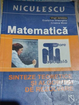 TESTAREA NAȚIONALĂ la MATEMATICĂ - subiecte teoretice, V.IONESCU, E.GHEORGHIU foto