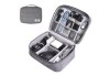 Organizator pentru cabluri/accesorii electronice, gri, 24.5x18.5x10 cm, Oem