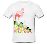Cumpara ieftin Tricou &quot; Flamingo vector &quot;